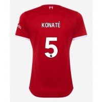 Camisa de time de futebol Liverpool Ibrahima Konate #5 Replicas 1º Equipamento Feminina 2023-24 Manga Curta